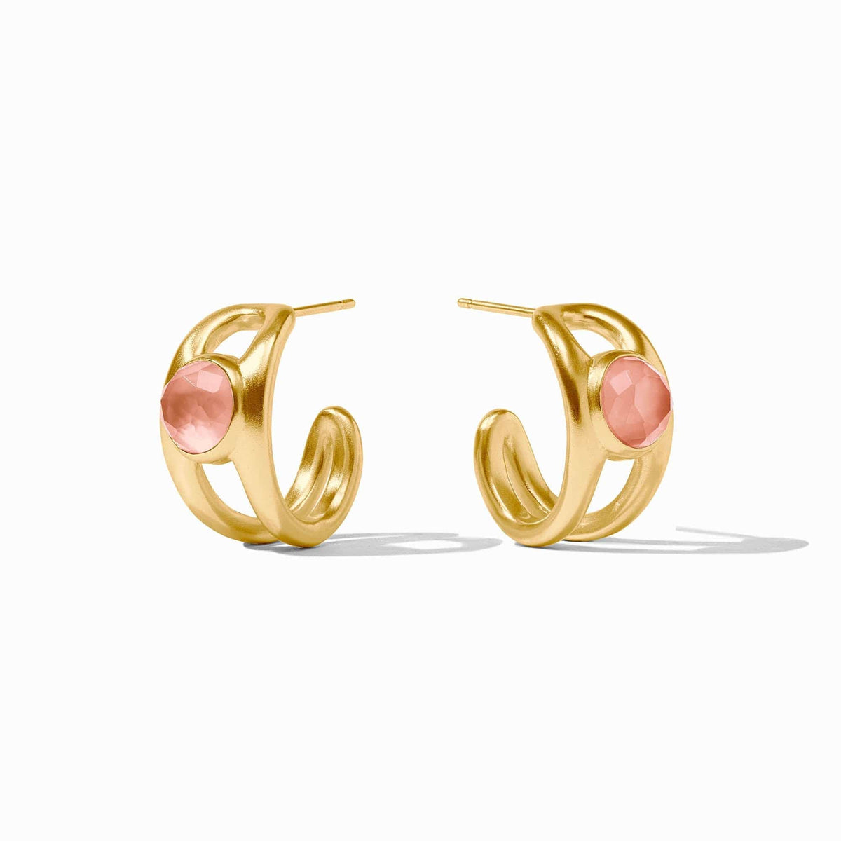 Julie Vos Laguna Stone Hoop with Iridescent Melon - Little Miss Muffin Children & Home