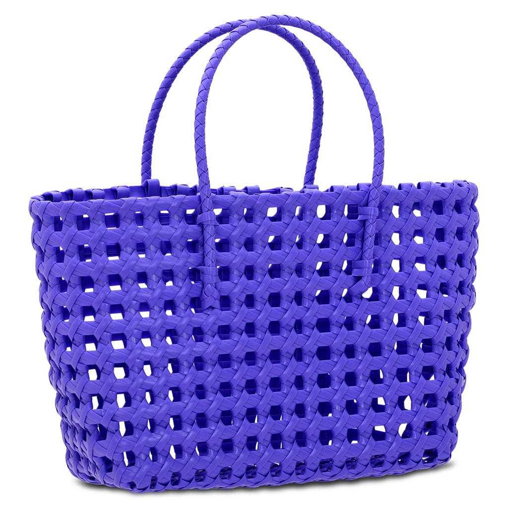 iScream iScream Large Purple Woven Tote - Little Miss Muffin Children & Home