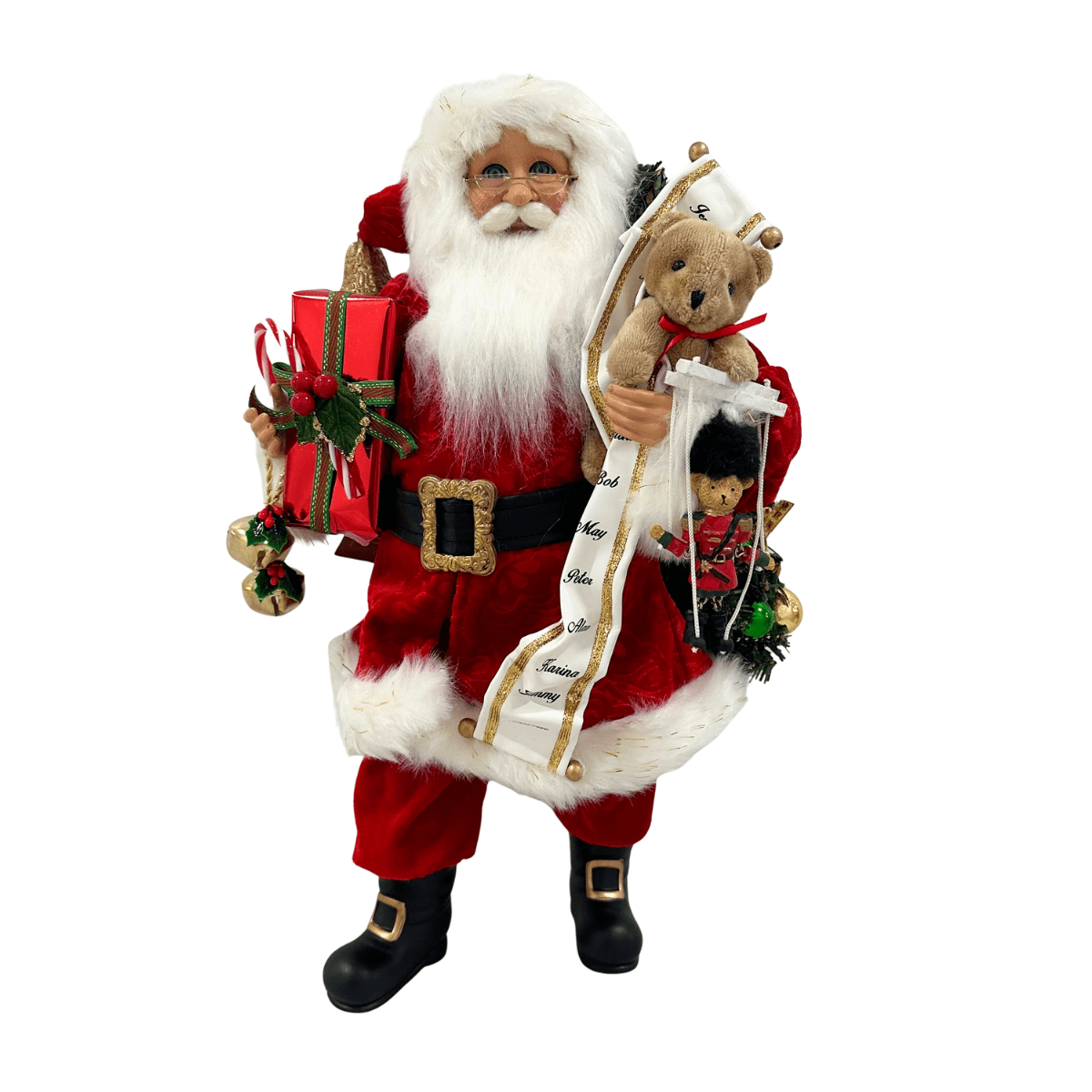 Lighted Good Tidings Santa