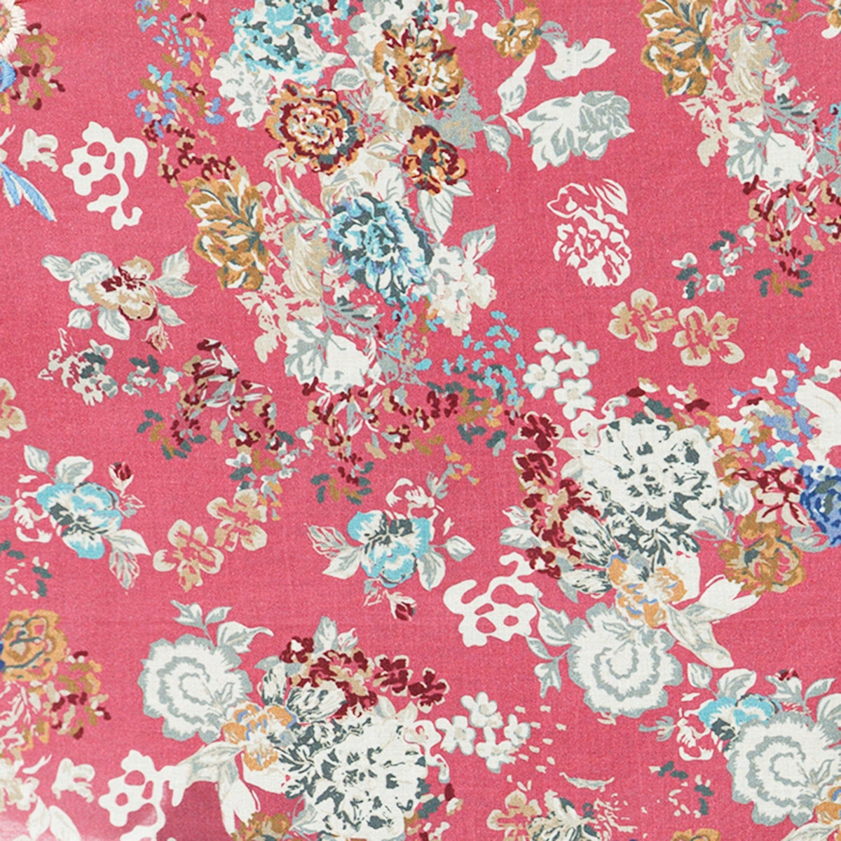 Mahroon Retro Bloom Scarf