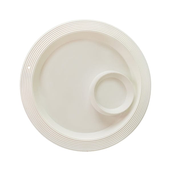 Nora Fleming Nora Fleming Melamine Pinstripes Chip & Dip - Little Miss Muffin Children & Home