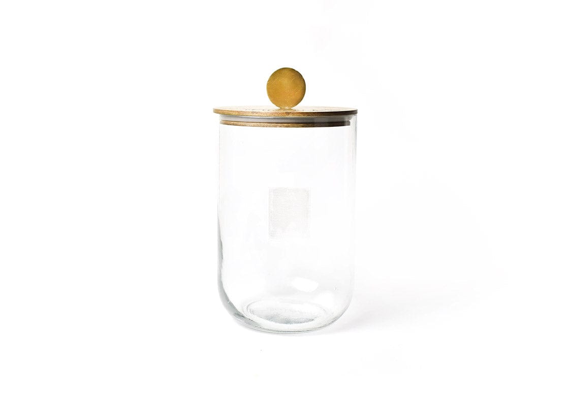 Coton Colors Company Coton Colors Company Happy Everything Mini Wooden Lid Glass Jar - Little Miss Muffin Children & Home