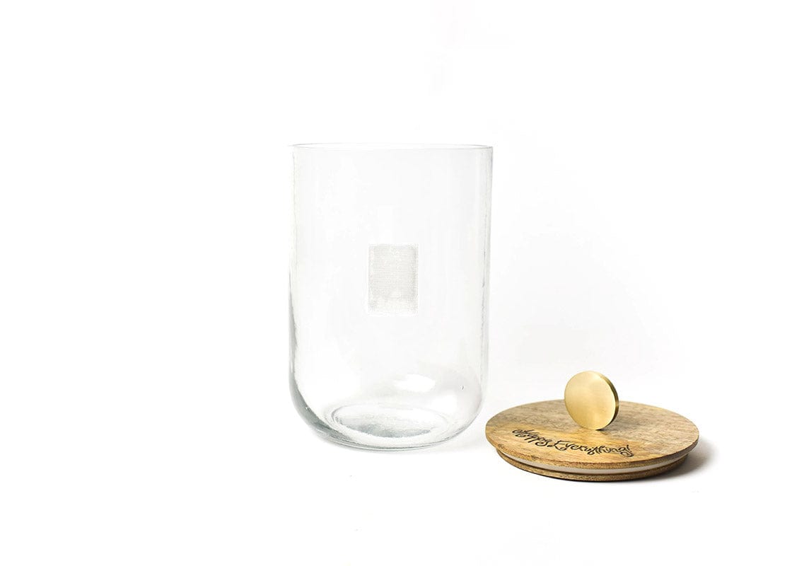 Coton Colors Company Coton Colors Company Happy Everything Mini Wooden Lid Glass Jar - Little Miss Muffin Children & Home
