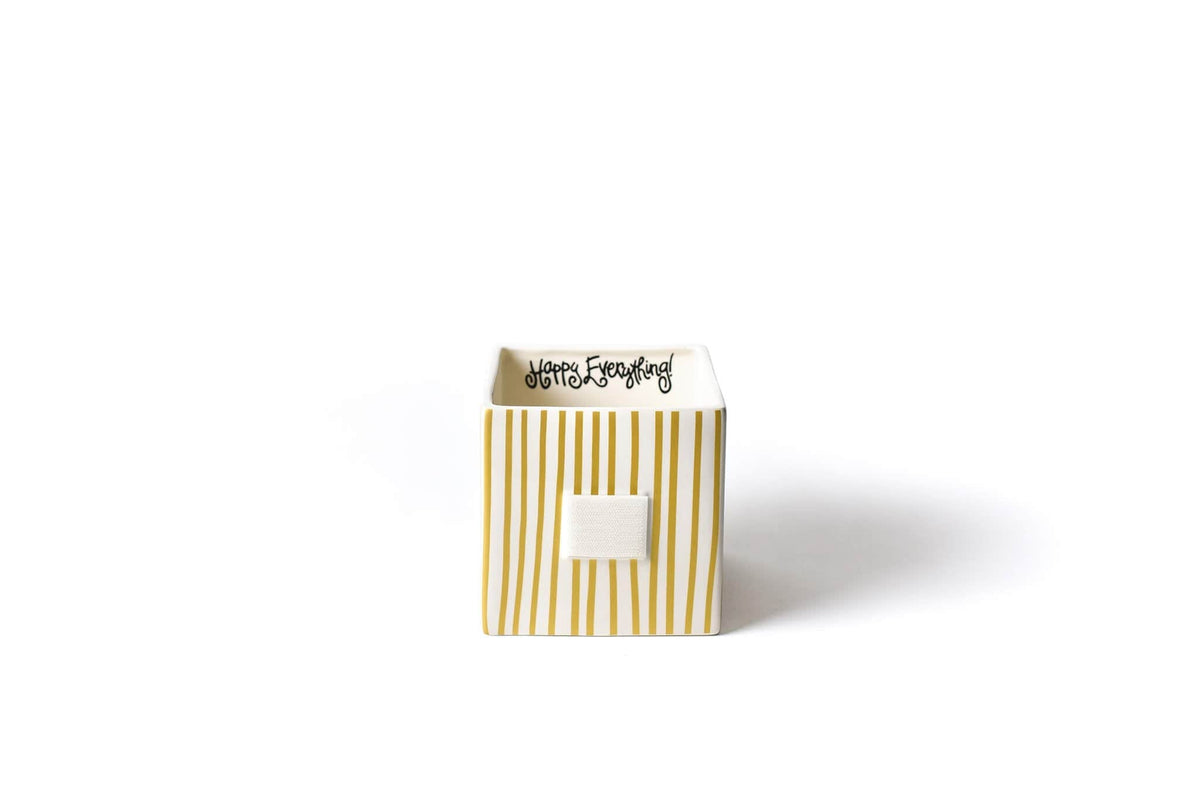 Coton Colors Company Coton Colors Company Gold Stripe Mini Nesting Cube Medium - Little Miss Muffin Children & Home