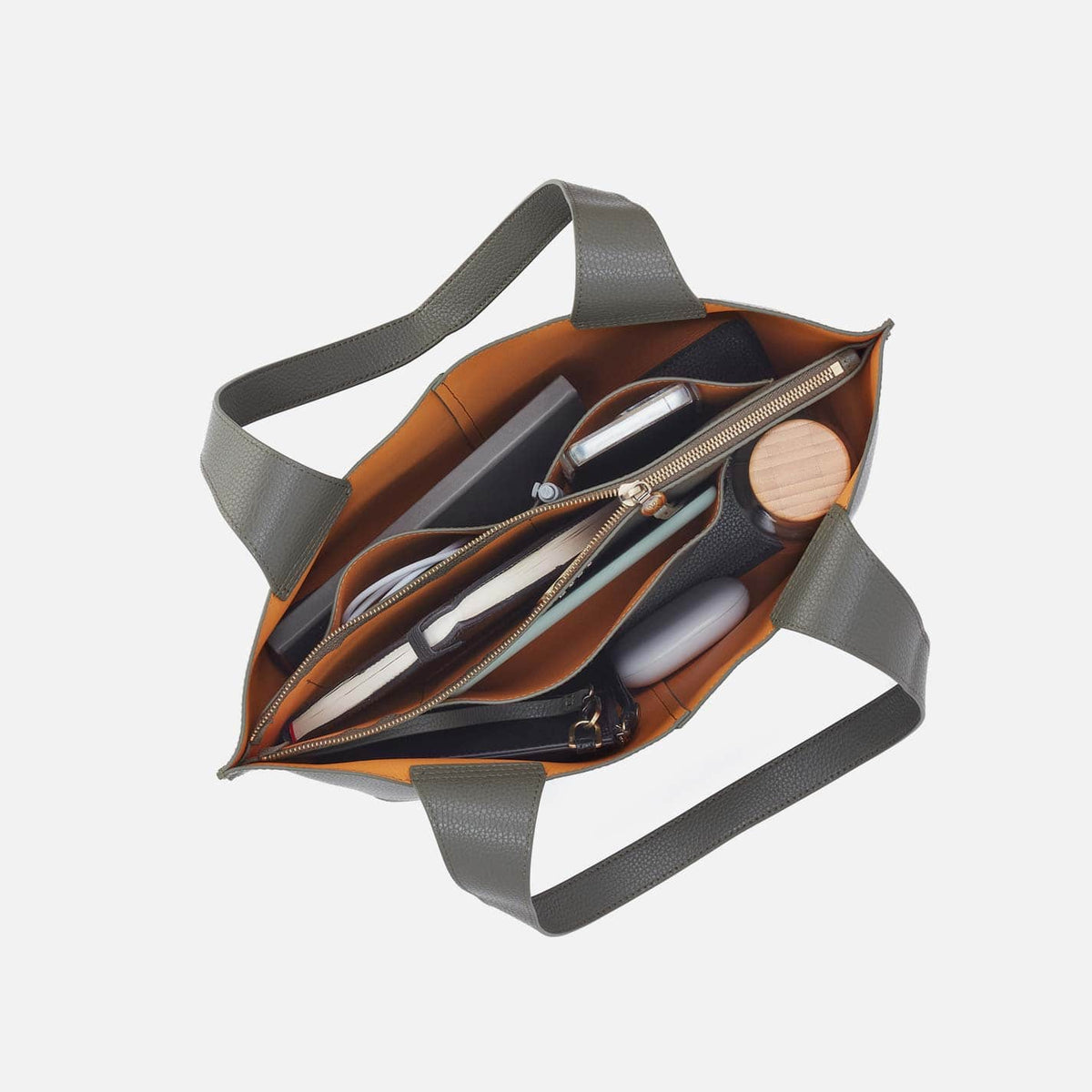 Hobo Vida Tote in Micro Pebbled Leather, Desert Palm - Little Miss Muffin Children & Home
