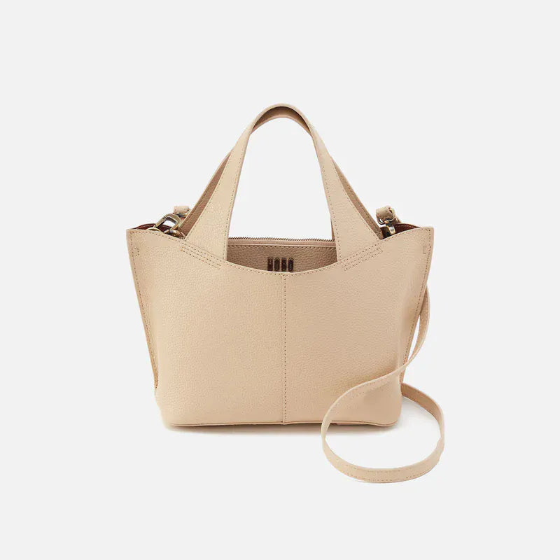 HOBO Vida Small Almond/Coconut Leather Tote