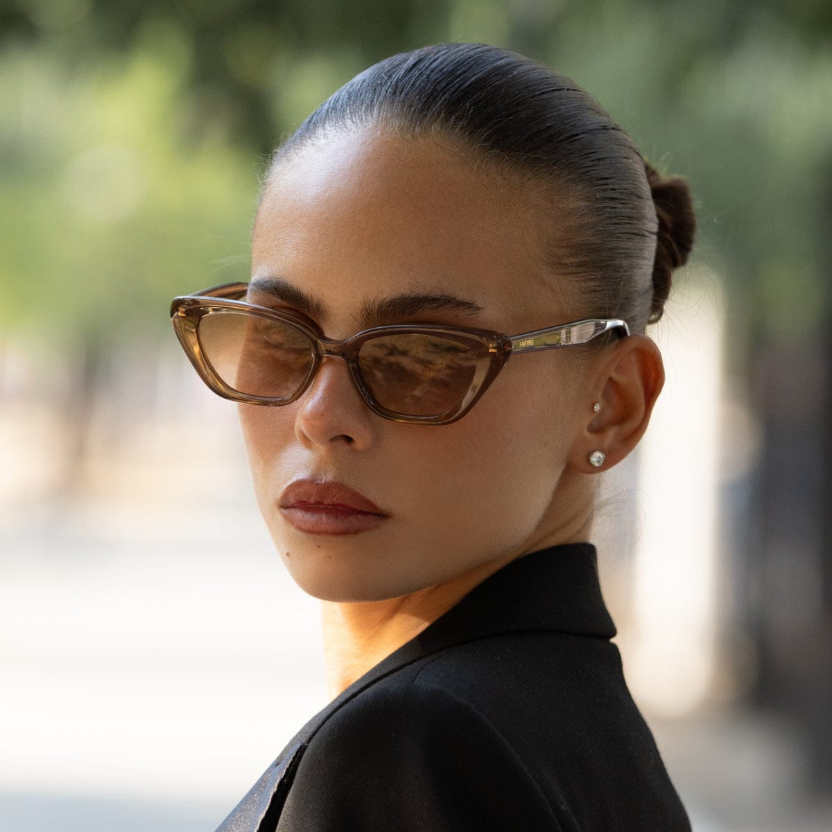 Mia Acetate Cat Eye Womens Sunglasses