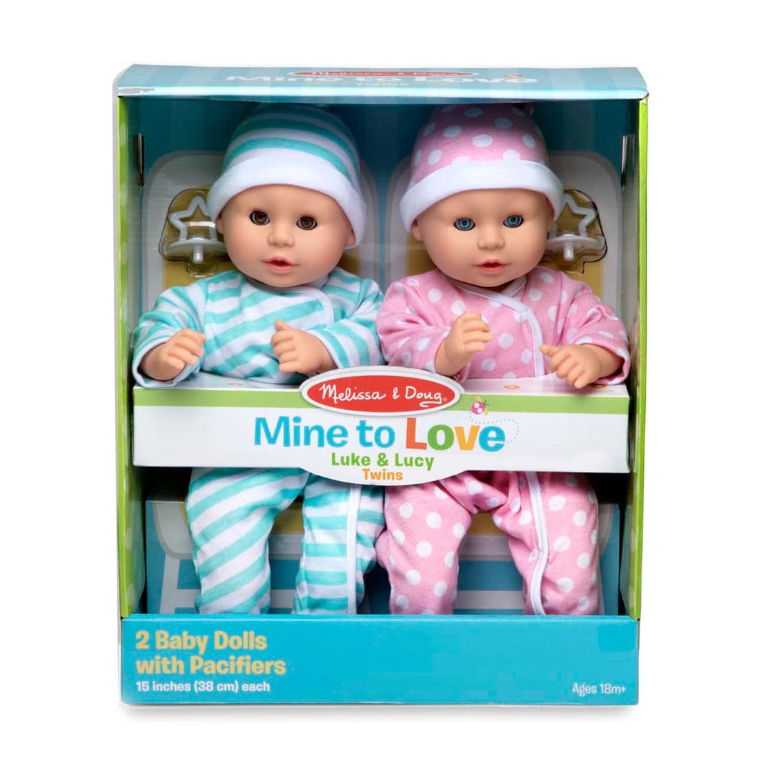 Melissa & Doug Melissa & Doug Mine to Love Twins Luke & Lucy Dolls - Little Miss Muffin Children & Home