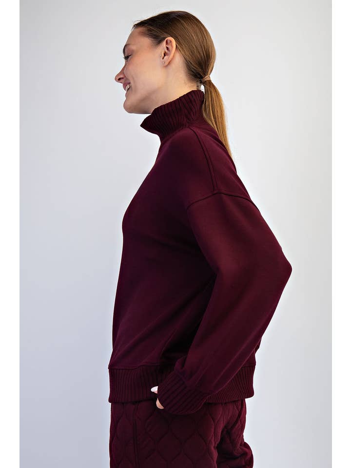 turtleneck pull over sweater