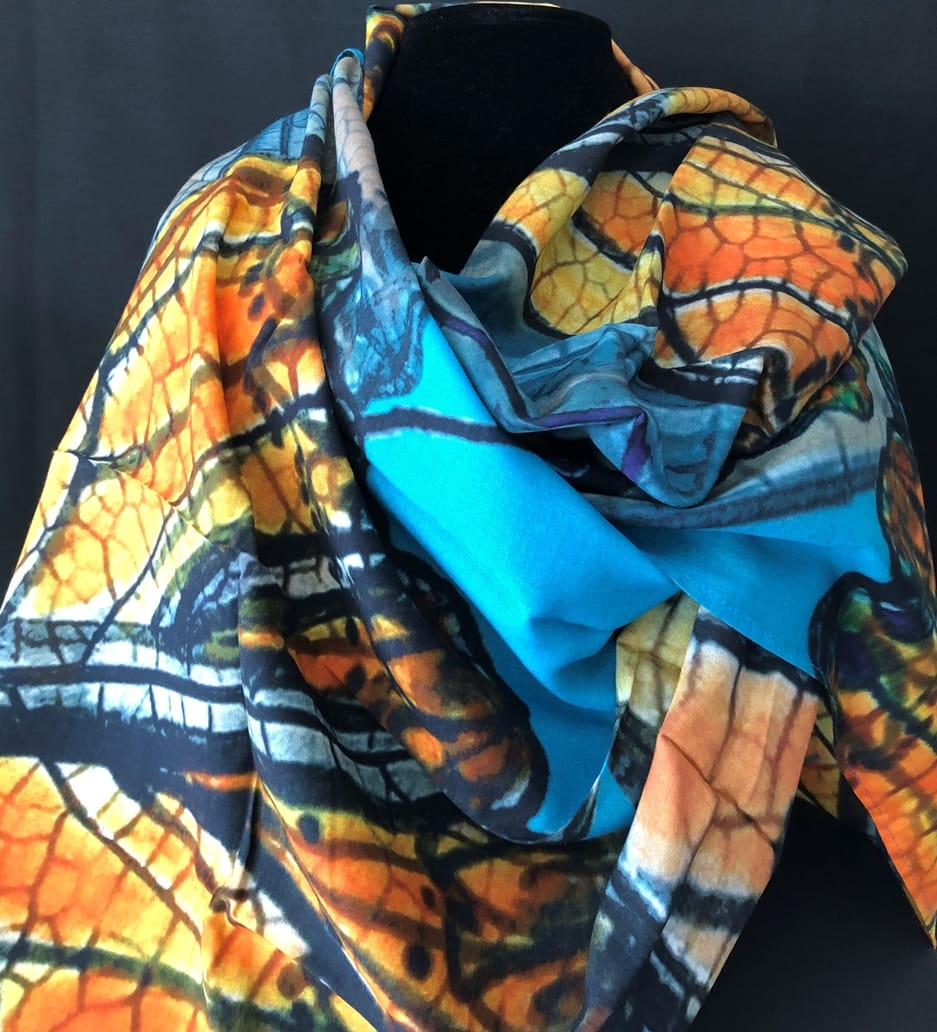 Monarch Journey Cotton Scarf