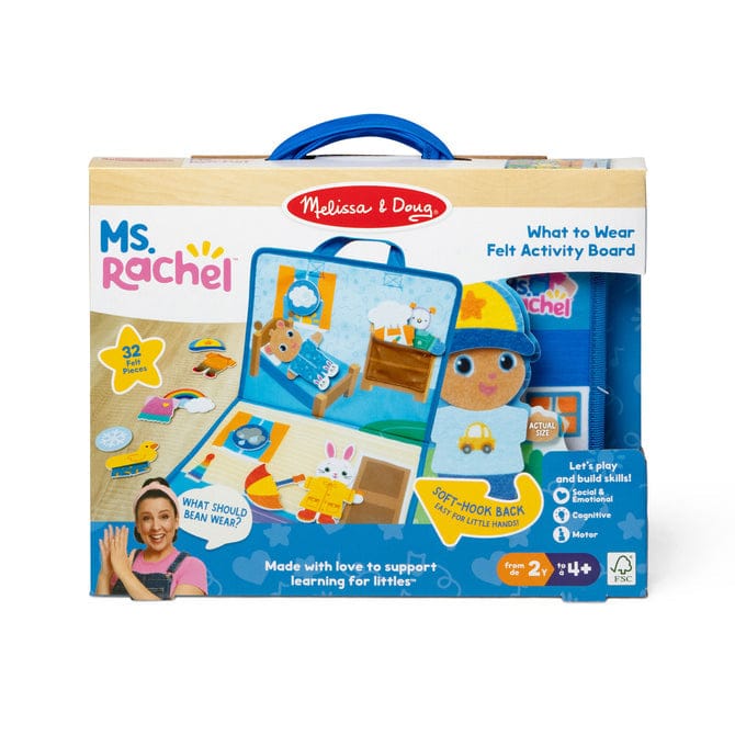 Ms Rachel Get Dressed Soft Activity Board