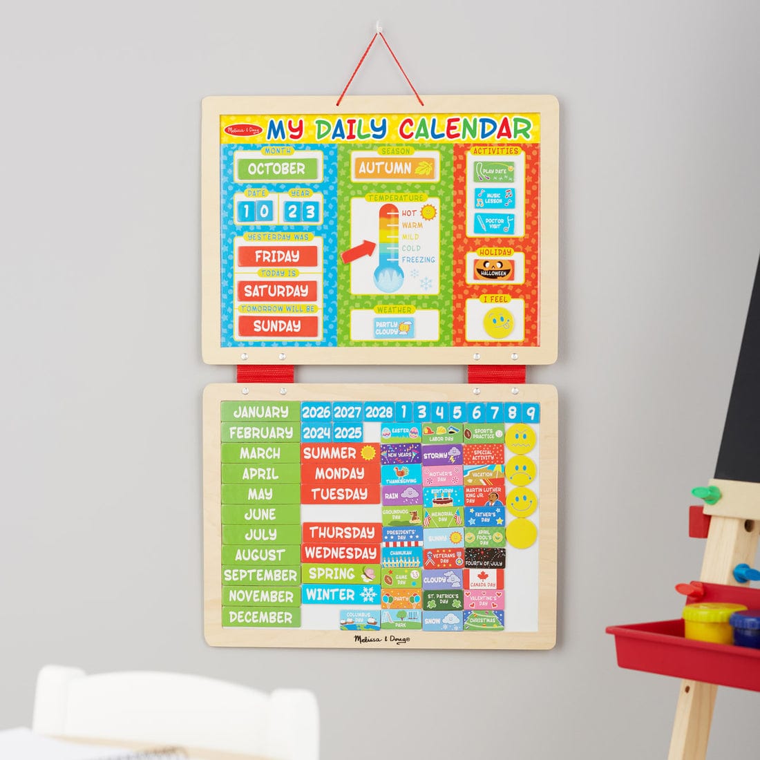 Melissa & Doug Melissa & Doug My Magnetic Daily Calendar - Little Miss Muffin Children & Home