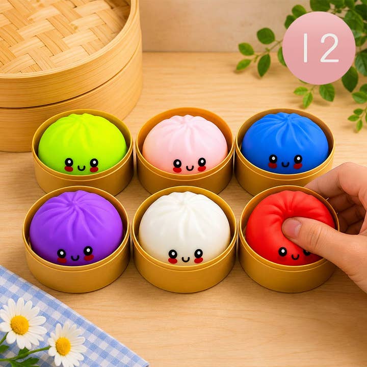 Mystery Dumpling Squishy Stress Relief Squeeze Toy