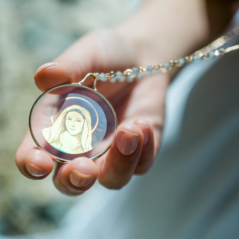 Halo Mary Necklace