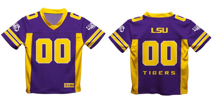 Vive La Fete LSU Tigers Football Jersey Little Miss Muffin