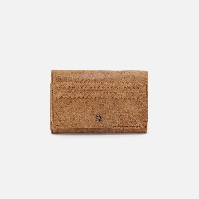 Jill Trifold Wallet Buffed Leather Whiskey