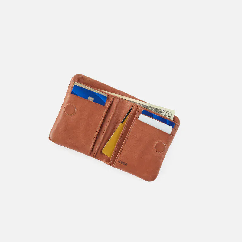 Lumen Mini Wallet in Washed Leather