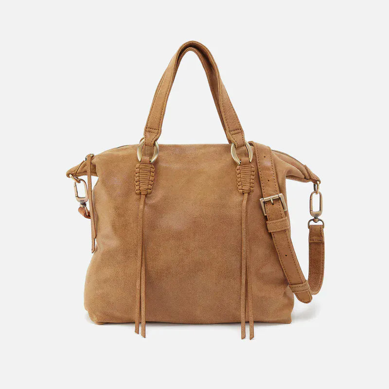 Harley Satchel in Buffed Leather