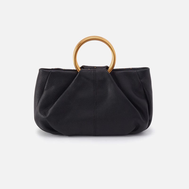 Hobo Hobo Sheila Ring Satchel in Pebbled Leather in Black - Little Miss Muffin Children & Home