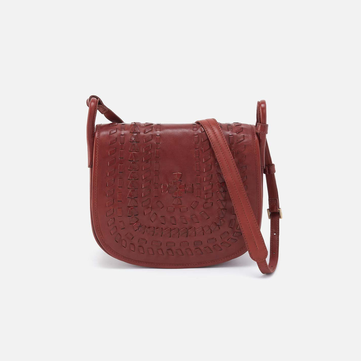 Hobo Kiva Large Crossbody in Washed Leather, Chestnut - Little Miss Muffin Children & Home
