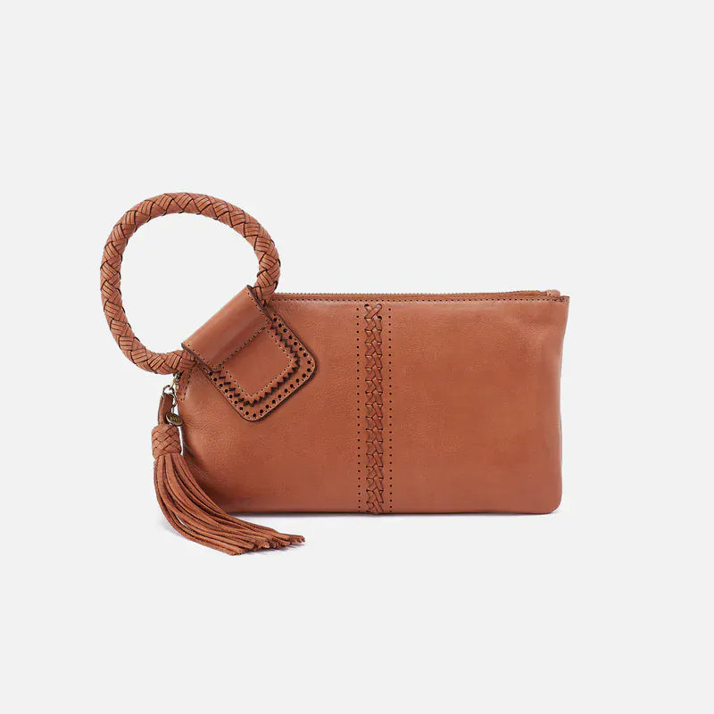 Sable Wristlet in Washed Leather