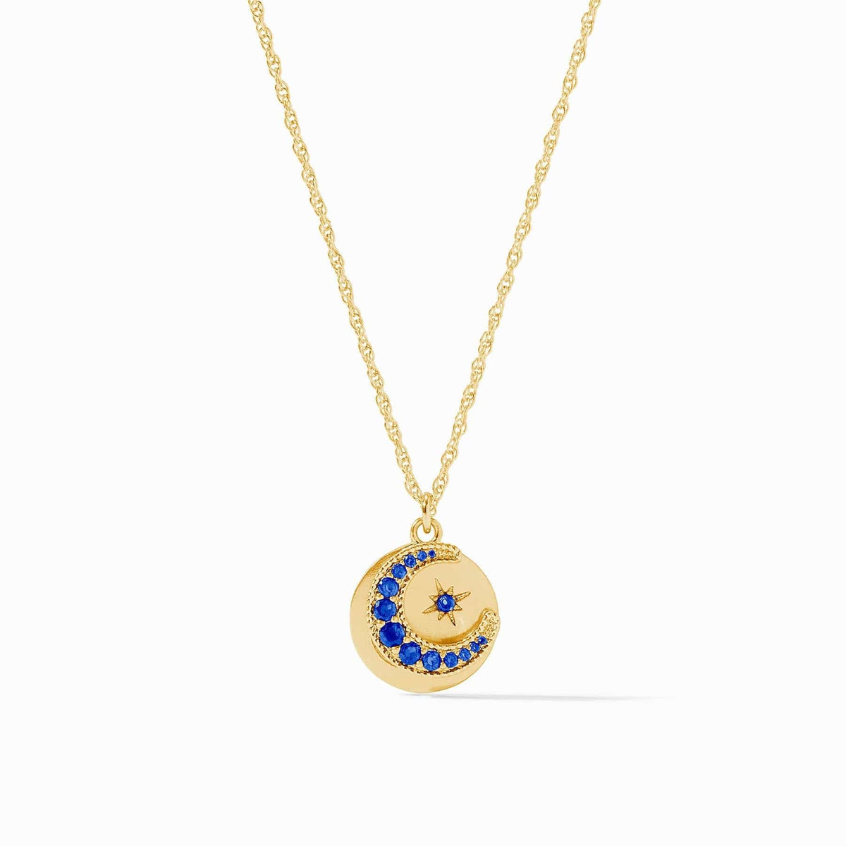 Julie Vos Julie Vos Luna Delicate Charm Necklace, Sapphire Blue - Little Miss Muffin Children & Home