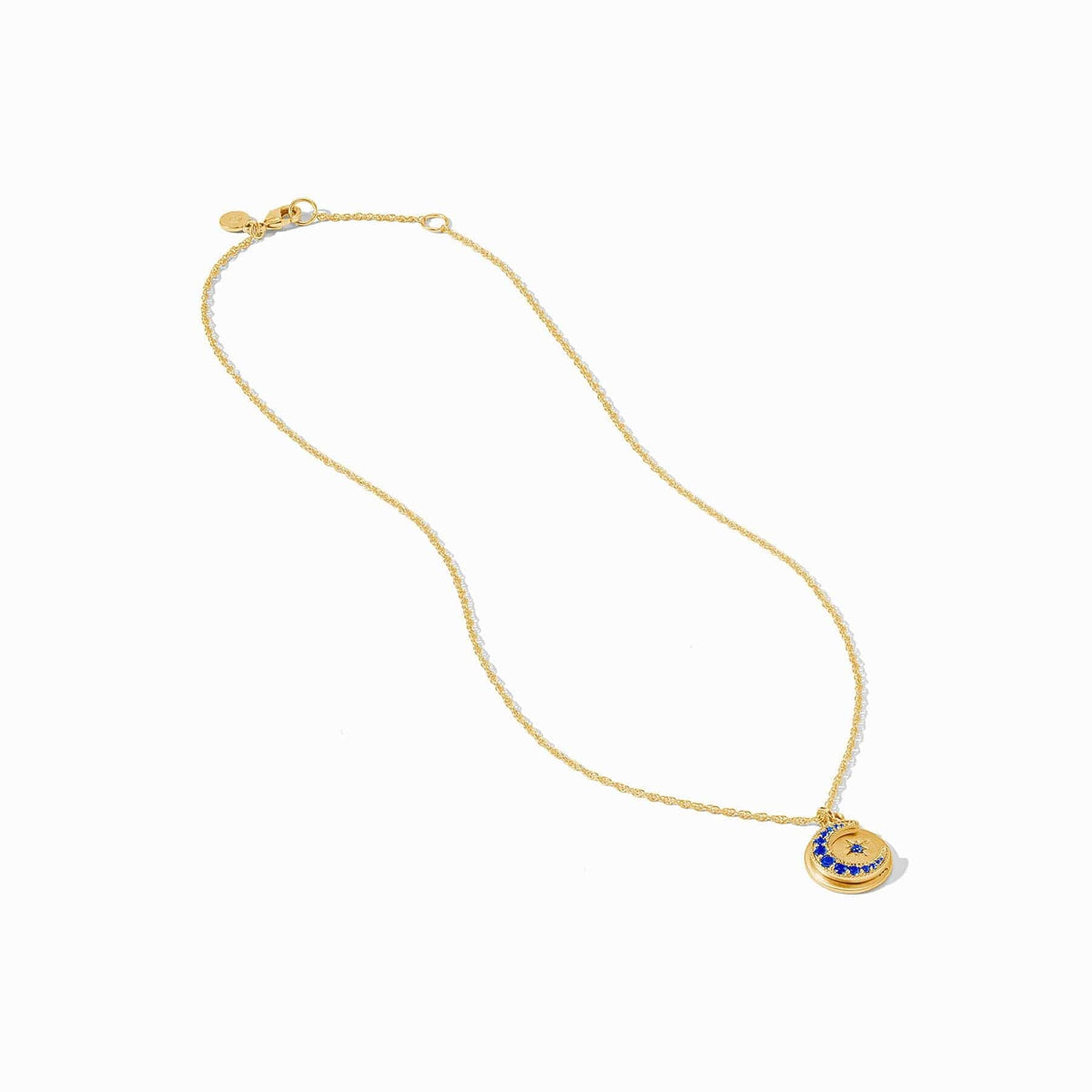 Julie Vos Julie Vos Luna Delicate Charm Necklace, Sapphire Blue - Little Miss Muffin Children & Home