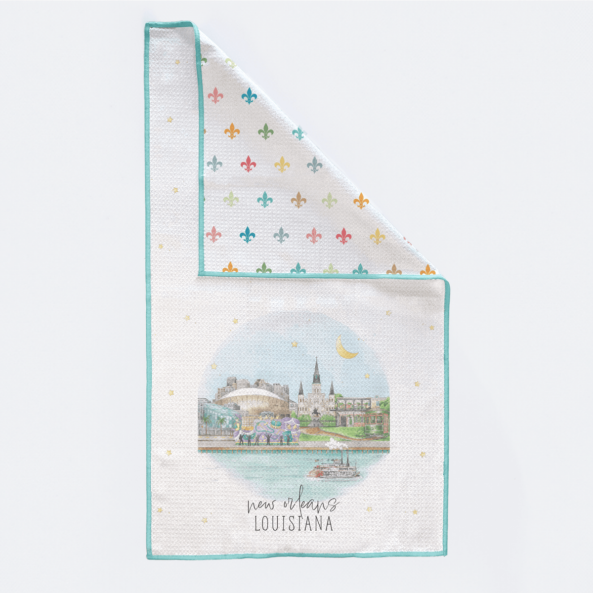 Nola Tawk Nola Tawk NOLA Skyline Kitchen Towel - Little Miss Muffin Children & Home