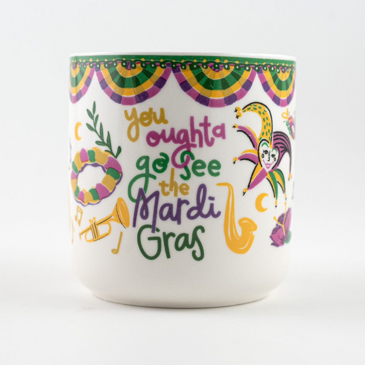 The Parish Line The Parish Line You Oughta Go See the Mardi Gras Mug - Little Miss Muffin Children & Home