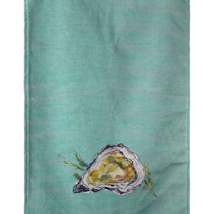 Oyster Teal Kitchen Towel