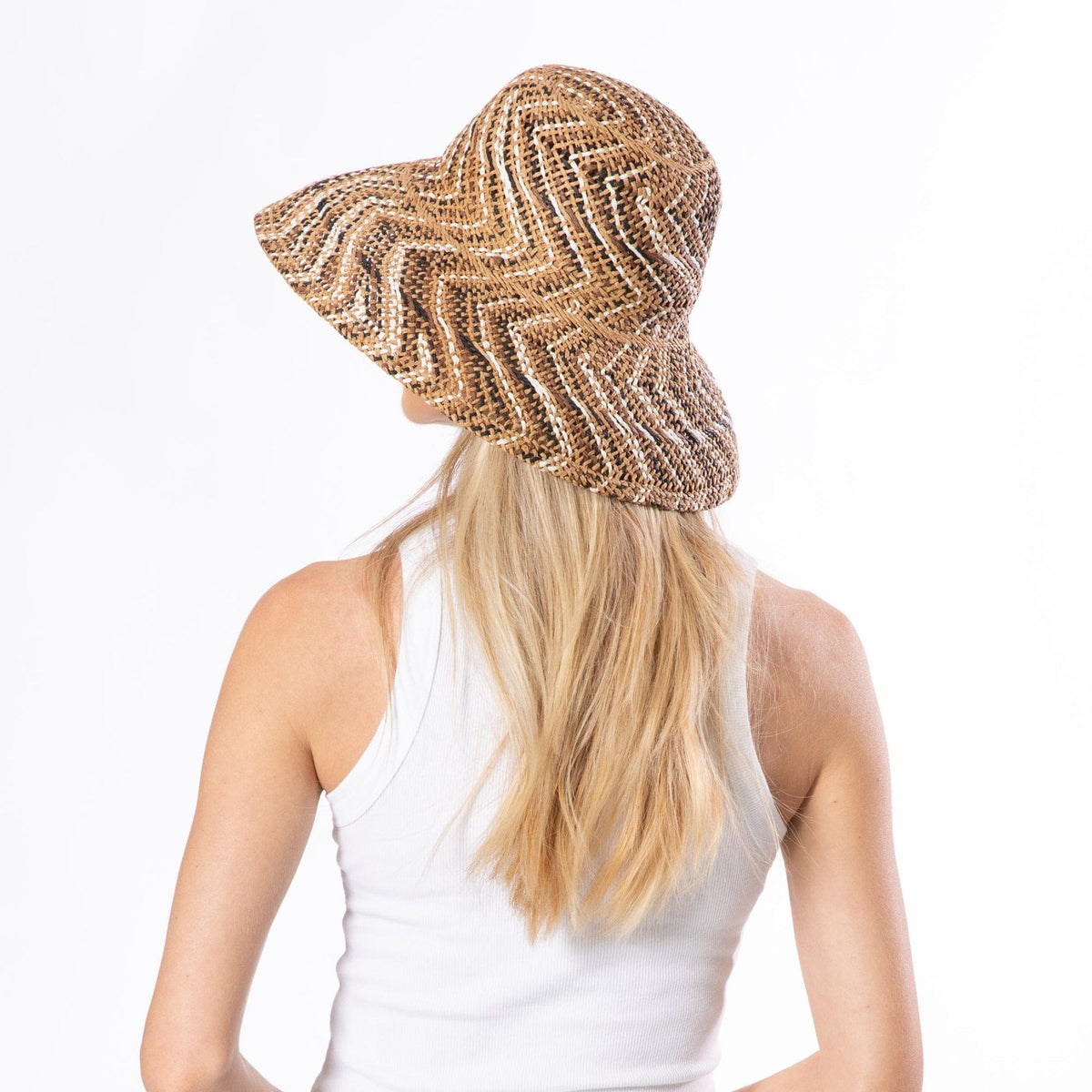 The Briza Open Weave Round Crown Hat