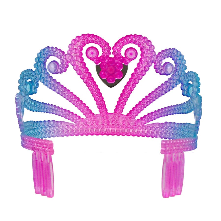 Pink Poppy Shimmering Mermaid Jewel Heart Crown