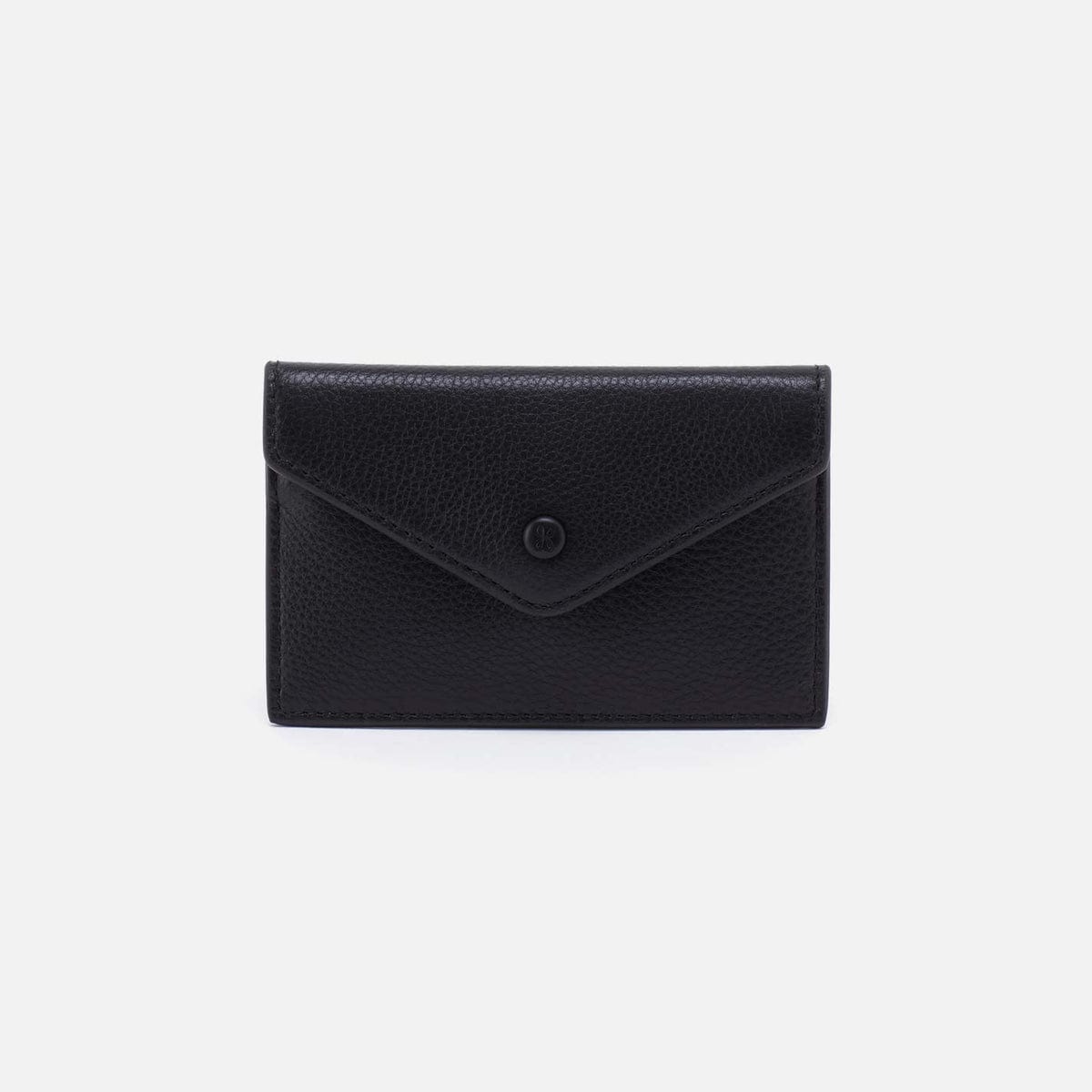 Hobo Goldie Card Case in Pebbled Leather - Black - Little Miss Muffin Children & Home