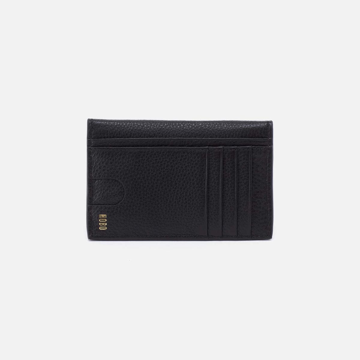 Hobo Goldie Card Case in Pebbled Leather - Black - Little Miss Muffin Children & Home