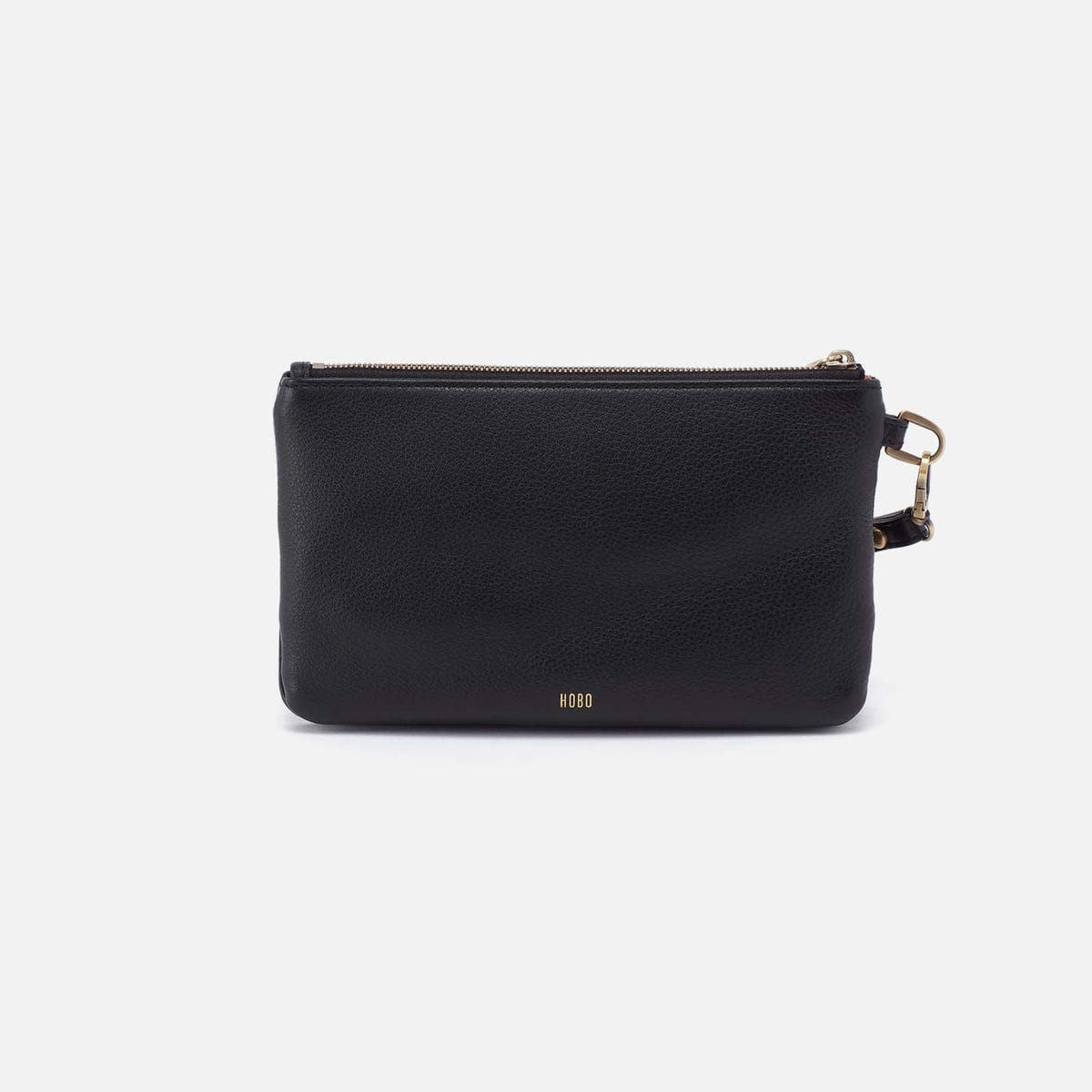 Hobo Goldie Wristlet in Pebbled Leather - Black - Little Miss Muffin Children & Home