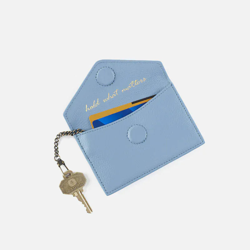 Goldie Card Case in Pebbled Leather