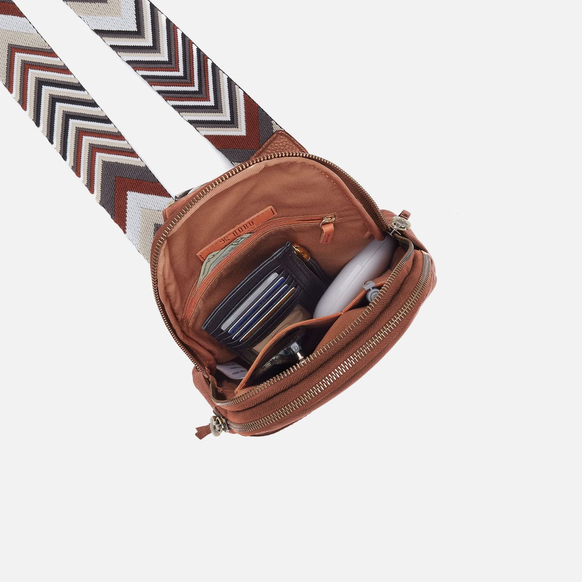 Hobo Cass Sling in Pebbled Leather - Bridle Brown - Little Miss Muffin Children & Home
