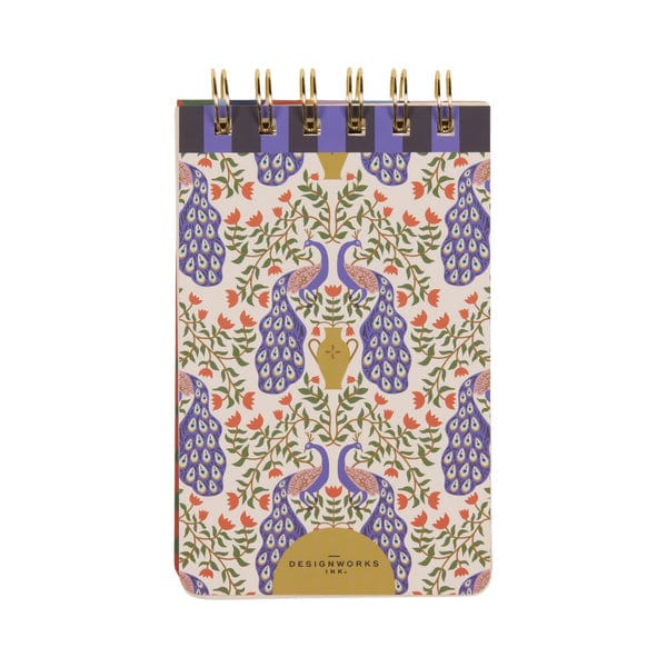 DesignWorks Ink A Dopo Peacock Twin Wire Notepad - Little Miss Muffin Children & Home