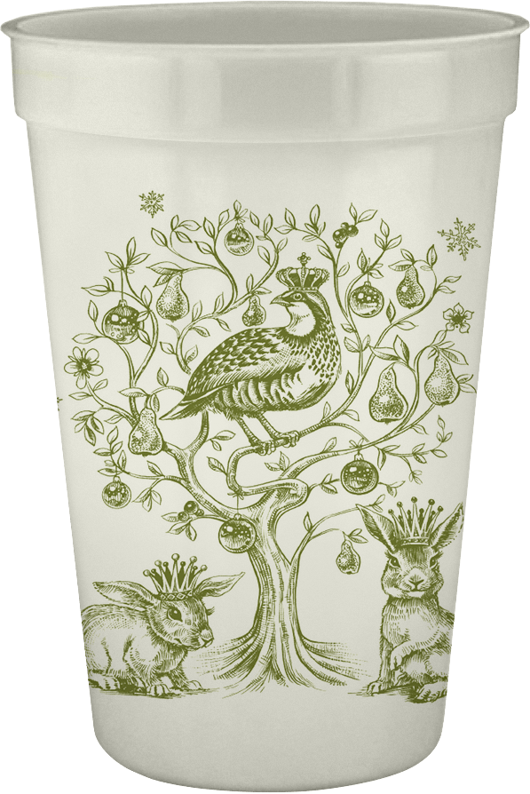 Alexa Pulitzer Alexa Pulitzer Partridge in a Pear Tree 16oz Pearlized Cup - Little Miss Muffin Children & Home