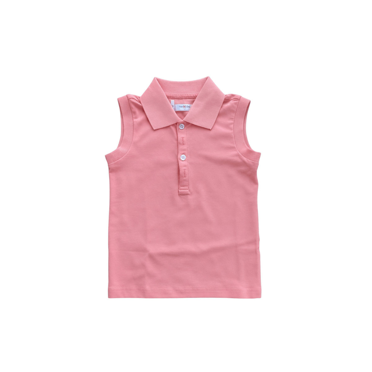 Patty Sleeveless Button Down Top in Coral