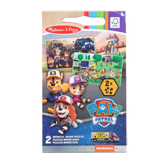 Melissa & Doug Melissa & Doug Paw Patrol Magnetic Take Along Jigsaw Puzzles - Big Trucks - Little Miss Muffin Children & Home