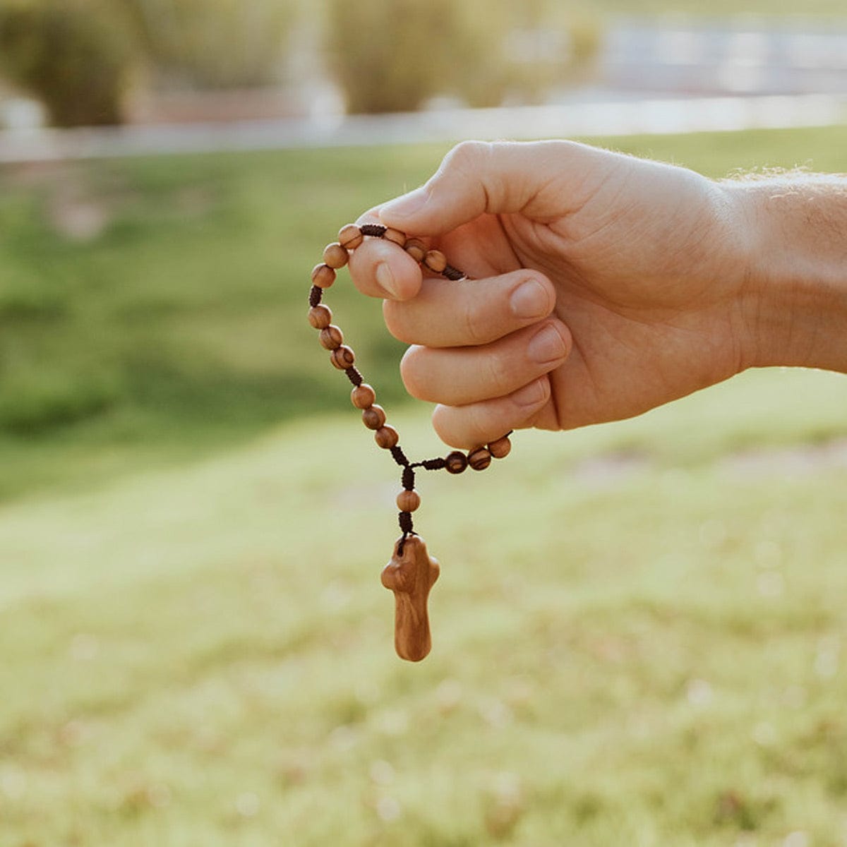 My Saint My Hero My Saint My Hero Peace Olive Wood Rosary Chaplet - Little Miss Muffin Children & Home