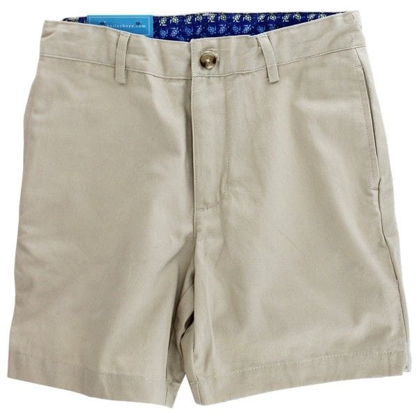 Pete Cotton Twill Shorts in Khaki