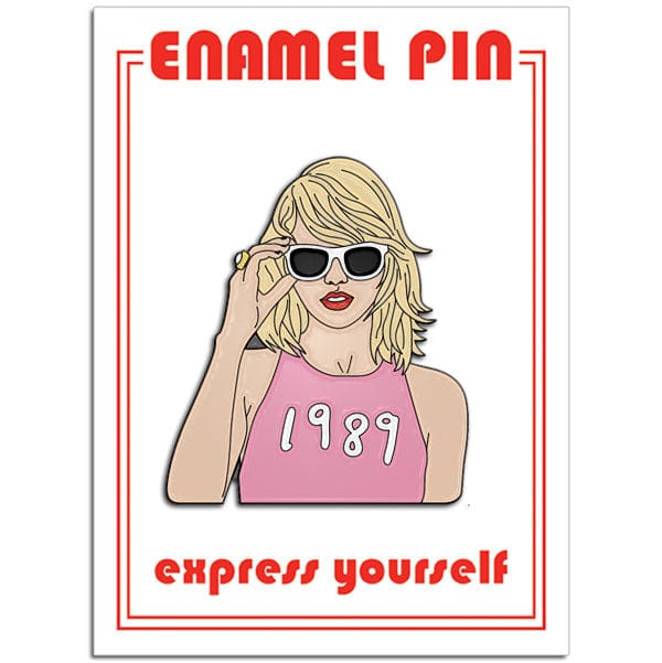 The Found The Found Taylor 1989 Enameled Pin - Little Miss Muffin Children & Home