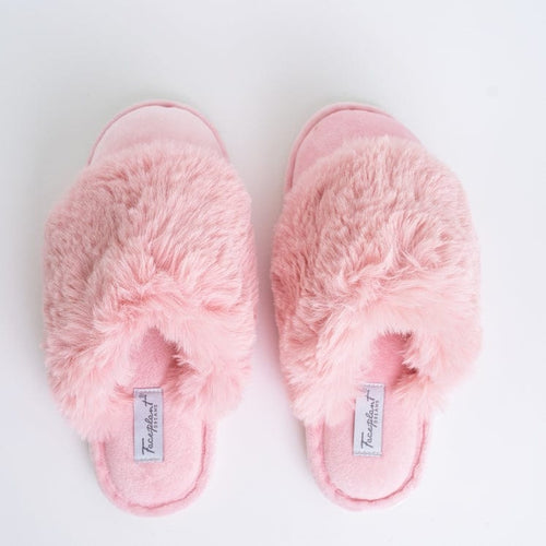 Pink Furry Slippers
