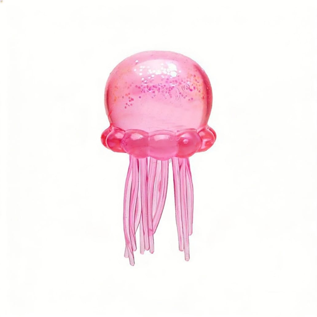 Pink Jellyfish Nice Cube Squishy Sensory Stress Relief Toys in Box Squeeze Fidget Toy