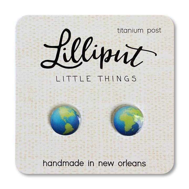 Planet Earth Earrings