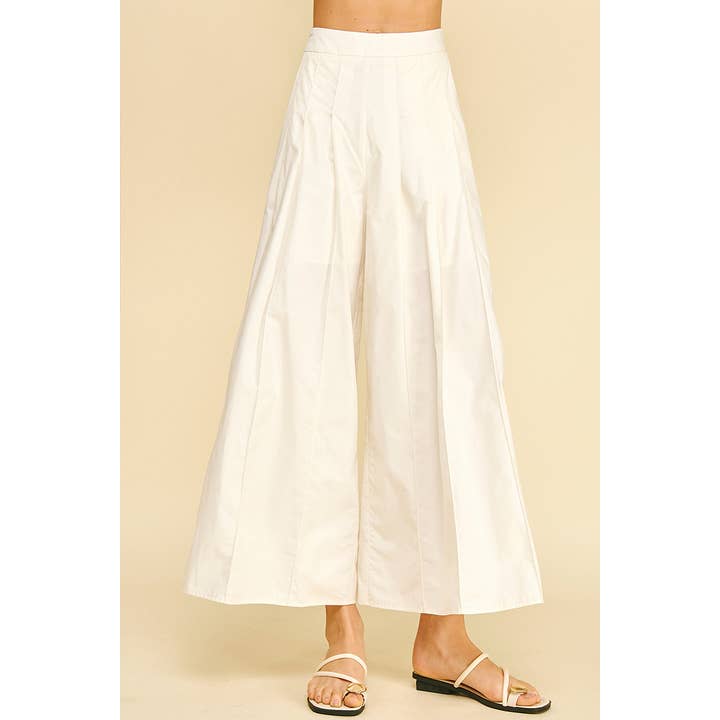 Pleated Wide Leg Pants