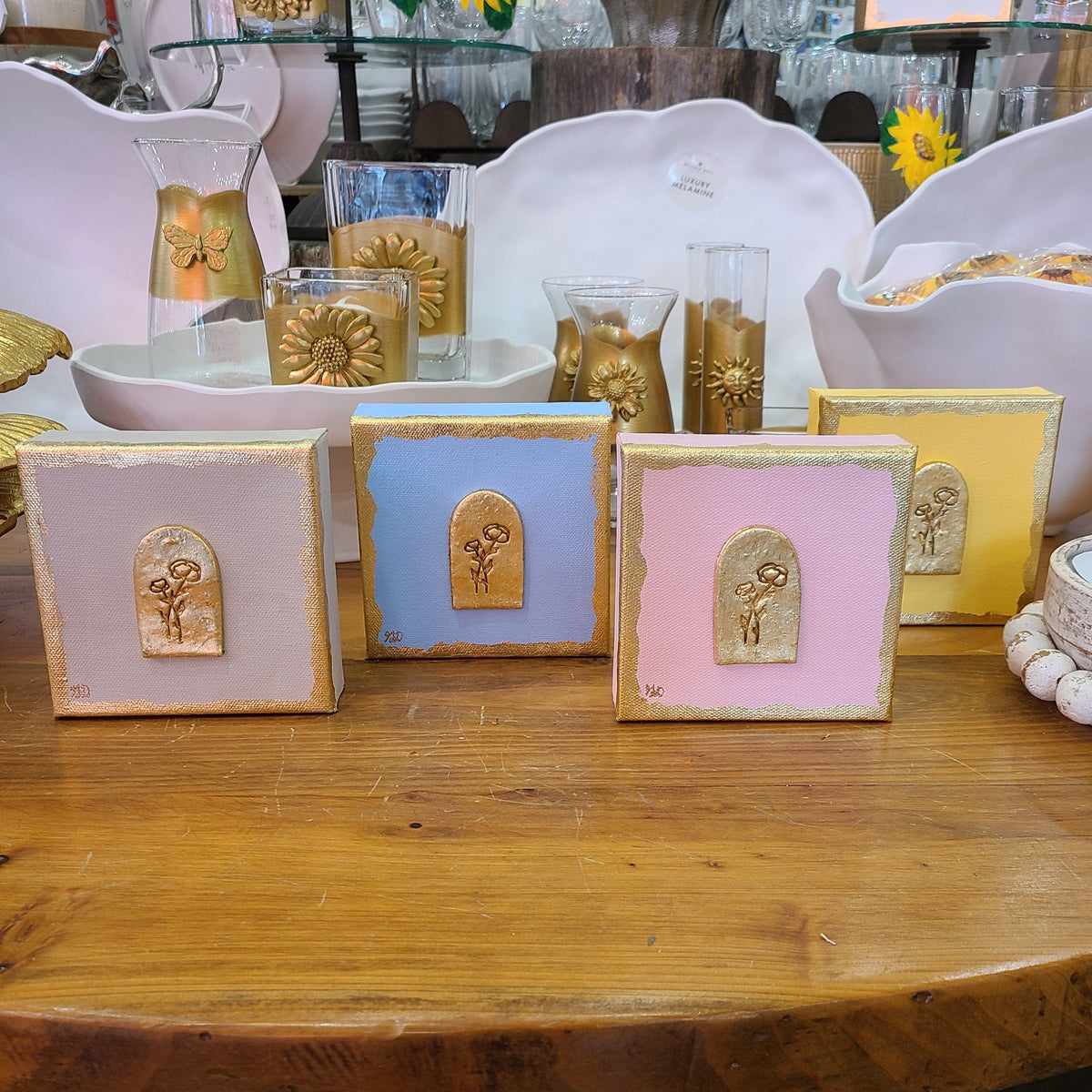 Fleur Art & Designs Fleur Art & Designs Floral Arch Mini Canvas - Little Miss Muffin Children & Home