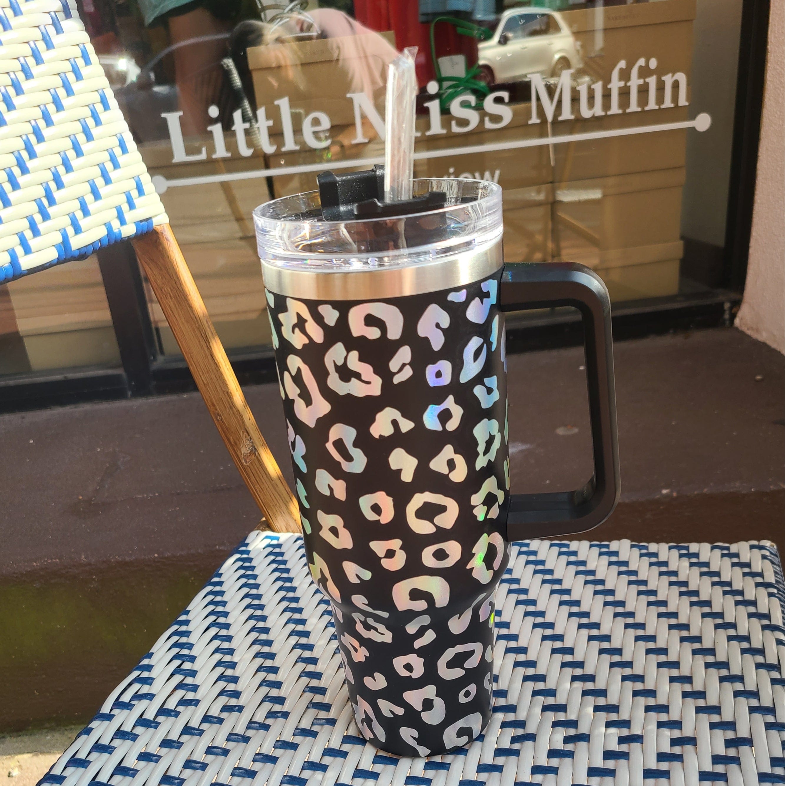 Sunshine 40oz Double Wall Leopard Insulated Tumblers - Little Miss Muffin Children & Home